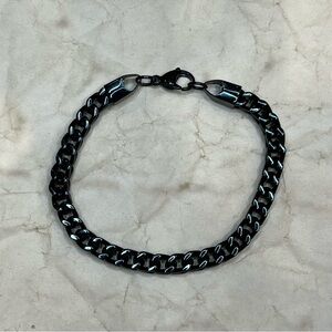 Franco Bracelet Black Rhodium Plated